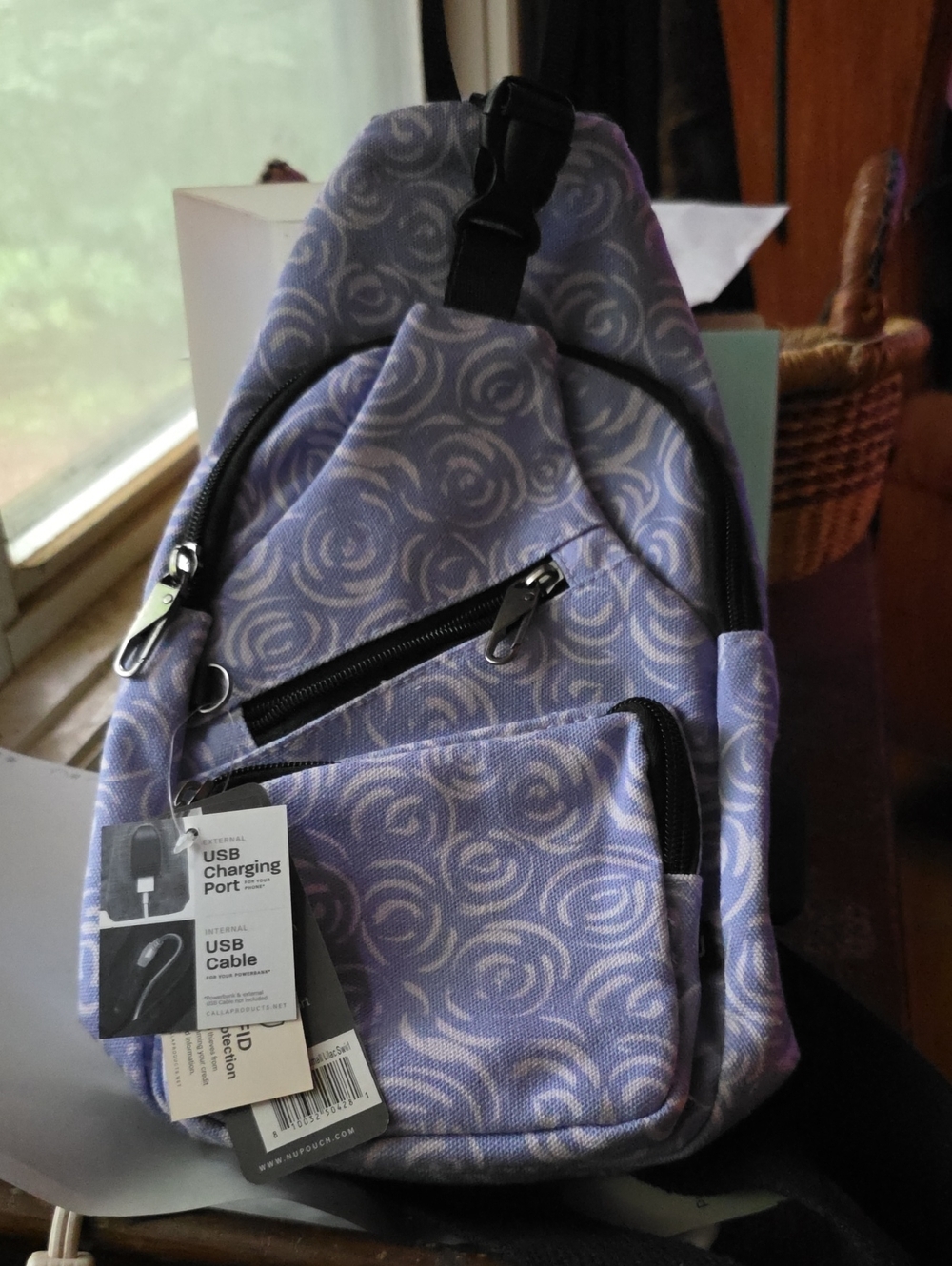 Nupouch Anti-Theft Daypack: Anti Theft Crossbody Bag